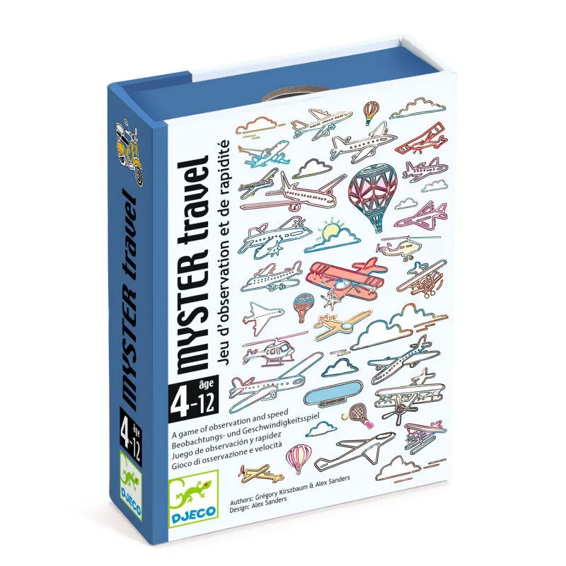 MYSTER TRAVEL jeu de cartes DJECO 5075
