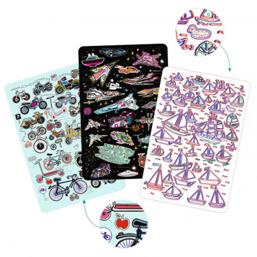 MYSTER TRAVEL jeu de cartes DJECO 5075