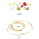 Duo de diadèmes à créer avec des perles DJECO 0039 - Rose