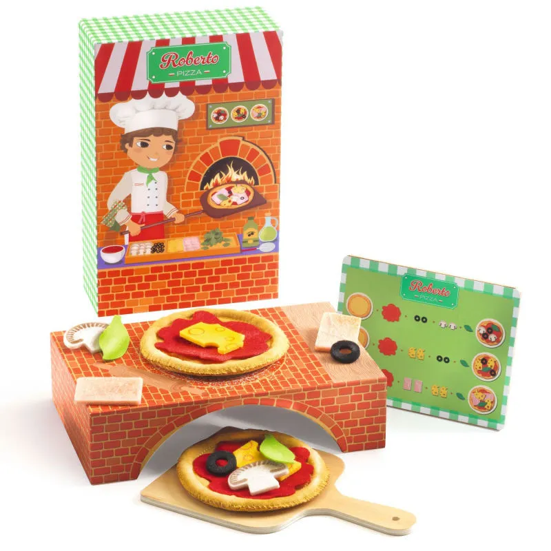 Roberto Pizza,  jouer à préparer des pizzas DJECO 5516