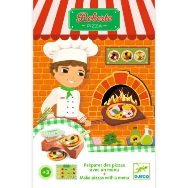 Roberto Pizza,  jouer à préparer des pizzas DJECO 5516