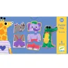 8 puzzles trio "Savana" DJECO 8242