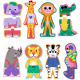 8 puzzles trio "Savana" DJECO 8242