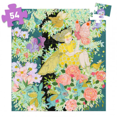 L'arbre de Flora, puzzle 54 pcs silhouette DJECO 7292
