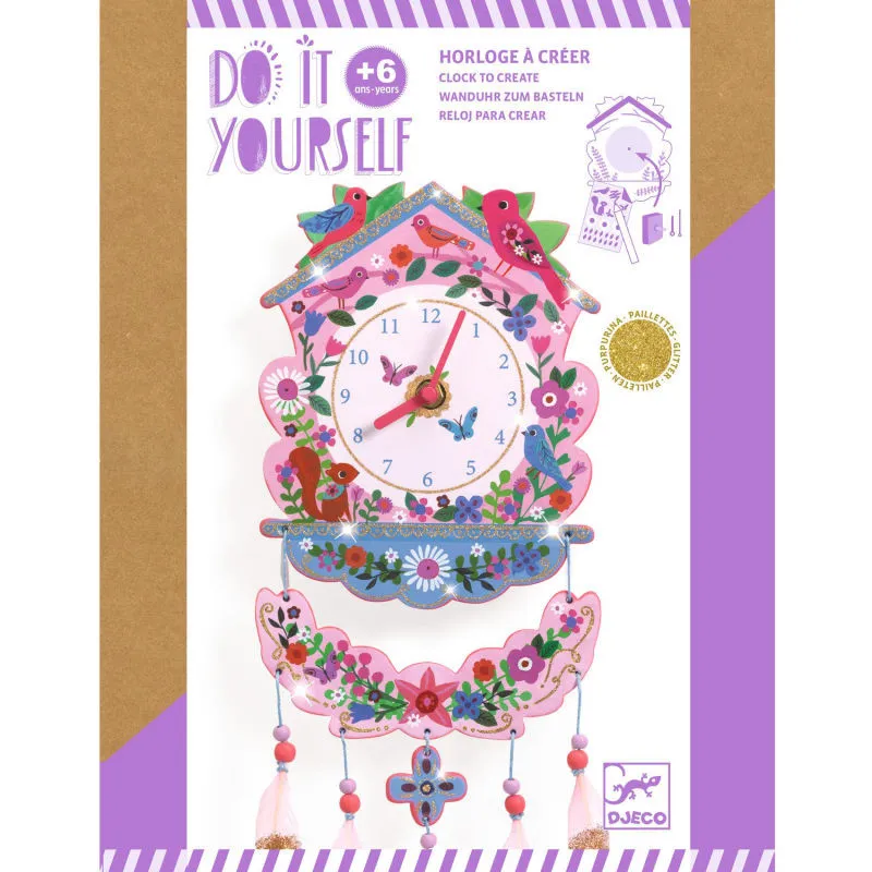 Horloge à créer "Coucou" DIY DJECO 7979