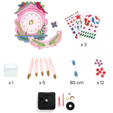 Horloge à créer "Coucou" DIY DJECO 7979