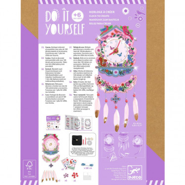 Horloge à créer "Coucou" DIY DJECO 7979