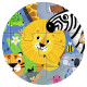 Puzzle géant "1 à 10 Jungle" 54 pcs DJECO 7148