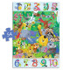 Puzzle géant "1 à 10 Jungle" 54 pcs DJECO 7148