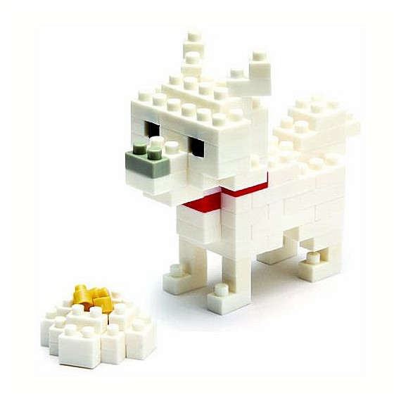 Hokkaido dog nanoblock