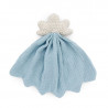 Doudou en coton bio "Nuage bleu" The veggy toys