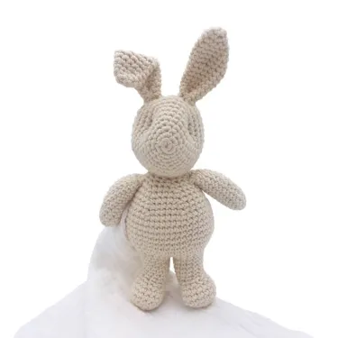 Doudou en coton bio "Lapin" The veggy toys