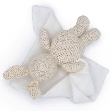 Doudou en coton bio "Lapin" The veggy toys