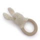 Anneau de dentition "Lapin" en crochet en coton bio The veggy toys