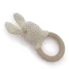 Anneau de dentition "Lapin" en crochet en coton bio The veggy toys
