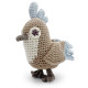 Jouet Oiseau en crochet en coton bio - Myum -The veggy toys