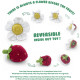 Jouet réversible Fraise/Fleur en crochet en coton bio - Myum -The veggy toys