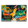 Puzzle qui Brille dans le Noir 'Parc des dinosaures' 100 pcs Mudpuppy