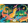 Puzzle qui Brille dans le Noir 'Parc des dinosaures' 100 pcs Mudpuppy