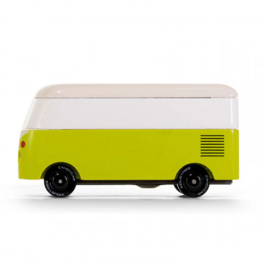 Combi Volkswagen T1 vert, voiture Candylab TOYS