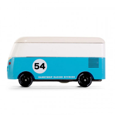 Combi Volkswagen T1 bleu N°54, voiture Candylab TOYS
