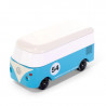 Combi Volkswagen T1 bleu N°54, voiture Candylab TOYS