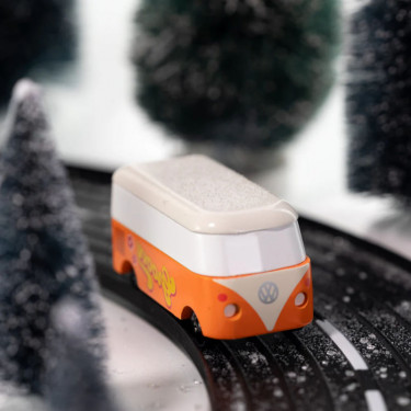 Combi Volkswagen T1 orange Groovy, voiture Candylab TOYS