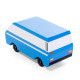 Combi Volkswagen T3 Van bleu, voiture Candylab TOYS