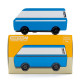 Combi Volkswagen T3 Van bleu, voiture Candylab TOYS