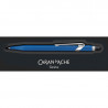 Stylo Bille Bleu 849™ Collection Colormat-X Line avec étui - Caran d'Ache