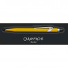 Stylo Bille Jaune doré 849™ Collection Colormat-X Line avec étui - Caran d'Ache