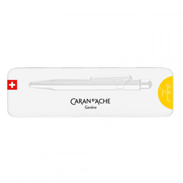 Stylo Bille Jaune doré 849™ Collection Colormat-X Line avec étui - Caran d'Ache