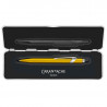 Stylo Bille Jaune doré 849™ Collection Colormat-X Line avec étui - Caran d'Ache