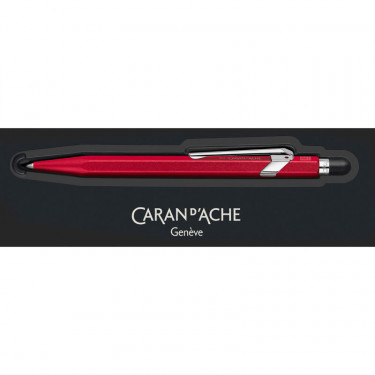 Stylo Bille Rouge 849™ Collection Colormat-X Line avec étui - Caran d'Ache