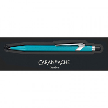 Stylo Bille Bleu turquoise 849™ Collection Colormat-X Line avec étui - Caran d'Ache