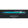 Stylo Bille Bleu turquoise 849™ Collection Colormat-X Line avec étui - Caran d'Ache
