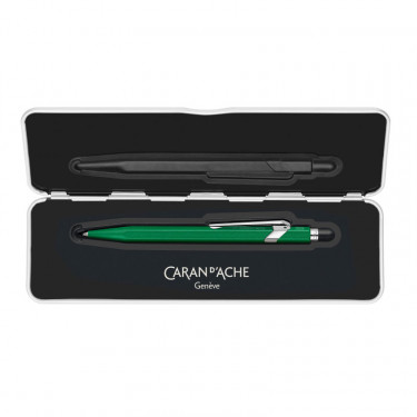 Stylo Bille Vert 849™ Collection Colormat-X Line avec étui - Caran d'Ache