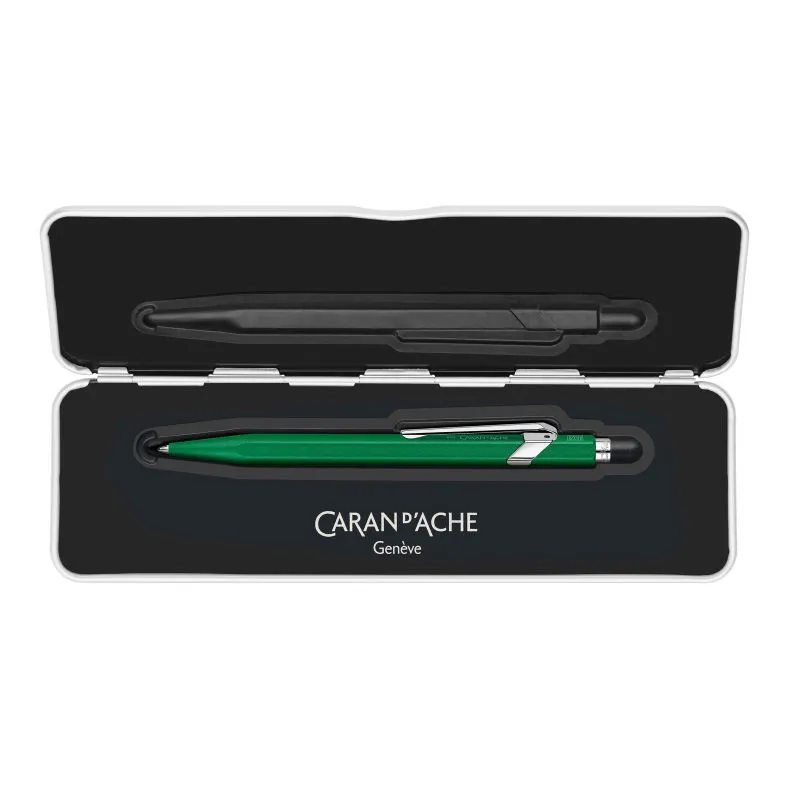 Stylo Bille Vert 849™ Collection Colormat-X Line avec étui - Caran d'Ache
