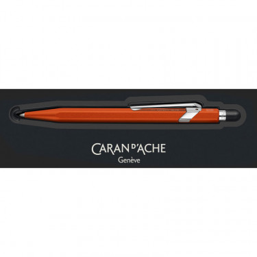 Stylo Bille Orange 849™ Collection Colormat-X Line avec étui - Caran d'Ache