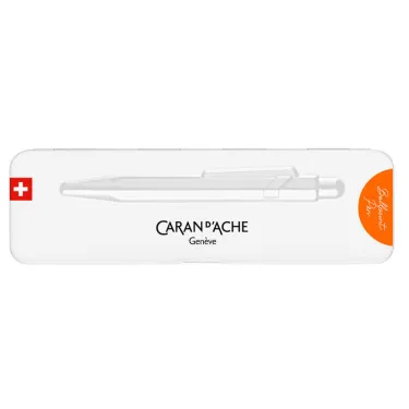 Stylo Bille Orange 849™ Collection Colormat-X Line avec étui - Caran d'Ache