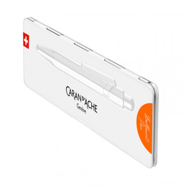 Stylo Bille Orange 849™ Collection Colormat-X Line avec étui - Caran d'Ache