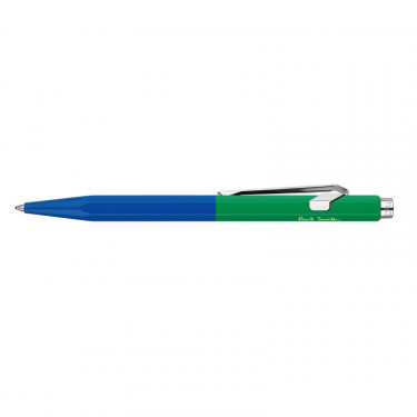 Stylo Bille 849™ Paul Smith avec étui - Caran d'Ache - Bleu cobalt/Vert émeraude