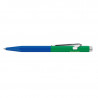 Stylo Bille 849™ Paul Smith avec étui - Caran d'Ache - Bleu cobalt/Vert émeraude
