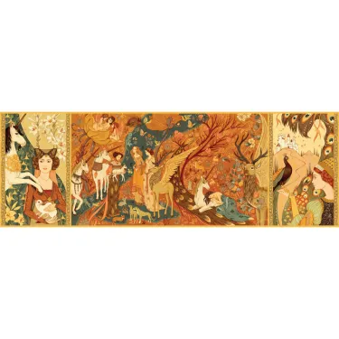 Puzzle Jardin des licornes 500 pcs DJECO 7624