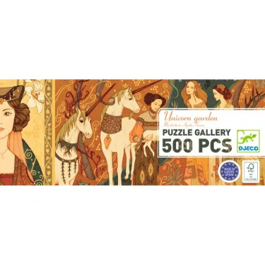 Puzzle Jardin des licornes 500 pcs DJECO 7624