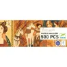 Puzzle Jardin des licornes 500 pcs DJECO 7624