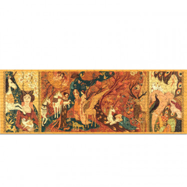 Puzzle Jardin des licornes 500 pcs DJECO 7624