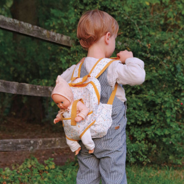 Sac à dos porte bébé, accessoire pour poupée POMEA de Djeco 7783