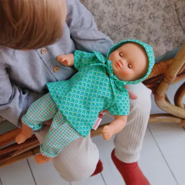 Tenue Zazen, vêtement de poupée PETIT PAN pour POMEA de Djeco 7755