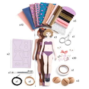 Coffret atelier de mode "La mode by Lucille" DJECO 9334